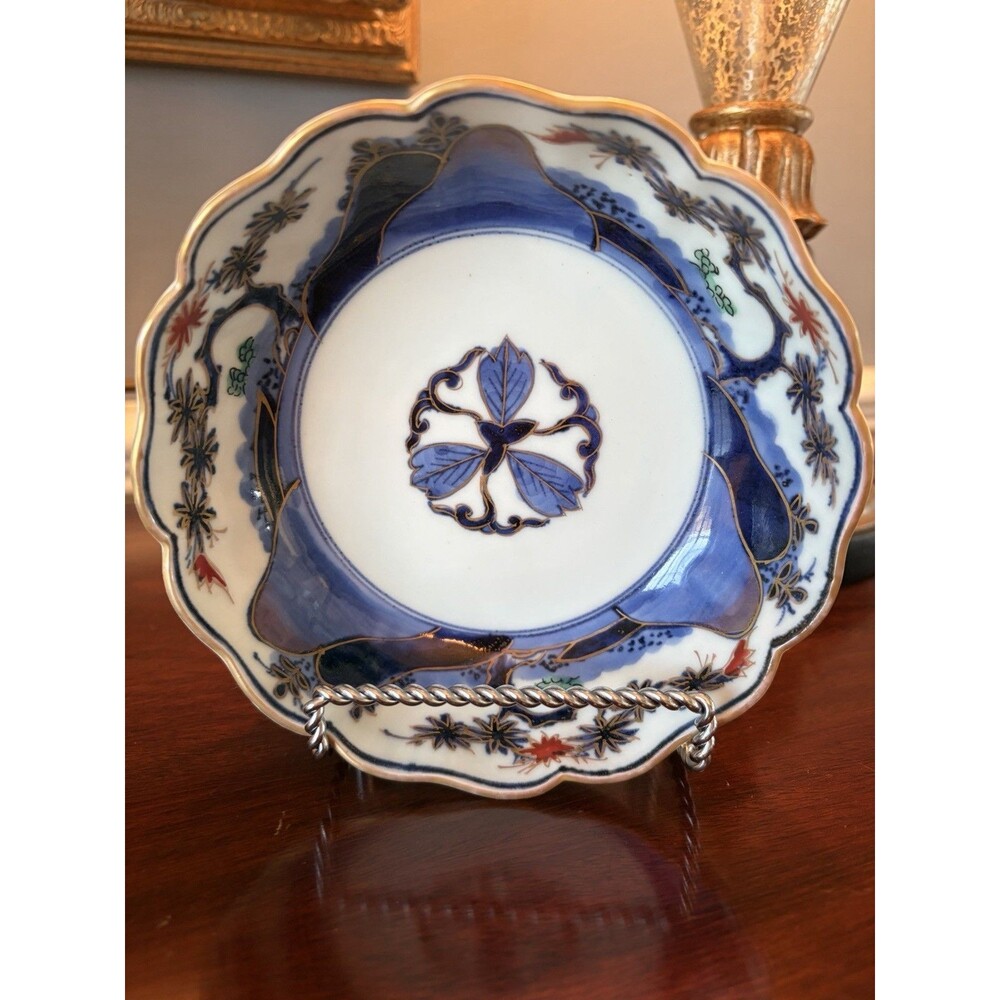 Antique Japanese Porcelain Imari Bowl Hand Painted Chenghua Mark